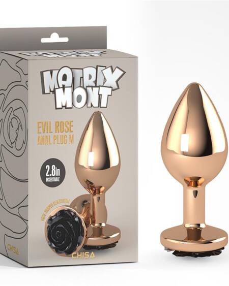 Plug Anal con Joya Evil Rose Talla M