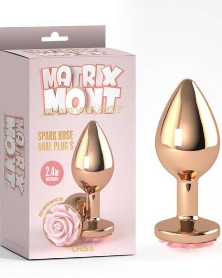 Plug Anal con Joya Spark Rose Talla S