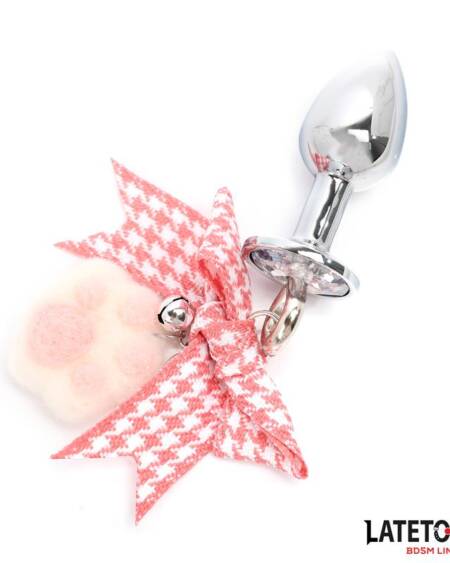 Plug Anal con Joya y Pompón