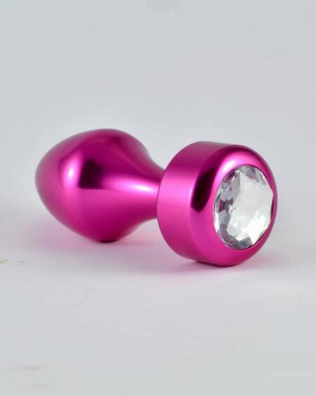 Plug Anal Fuchsia Rosebud con Joya