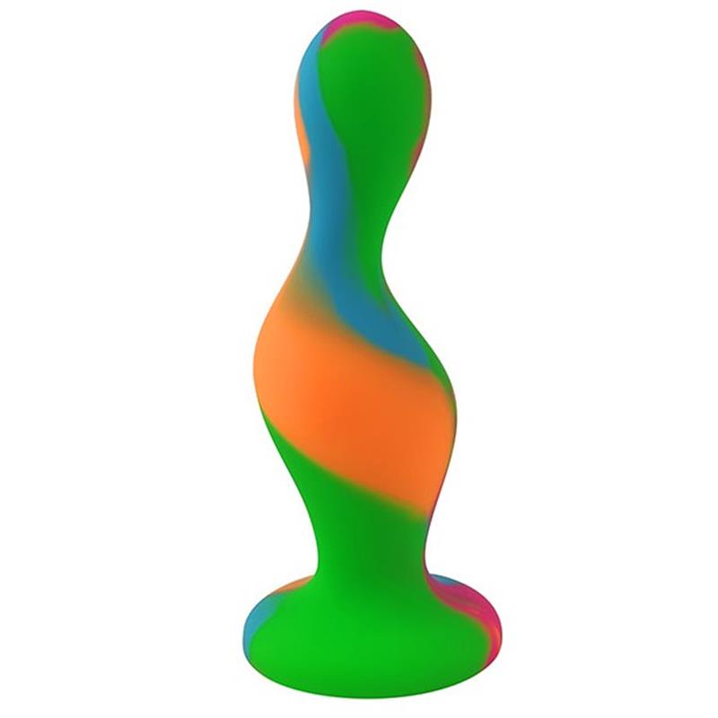 Plug Anal Multi Color Silicona - Imagen 4
