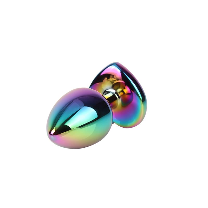 Plug Anal Rainbow Heart Gem Talla S - Imagen 5