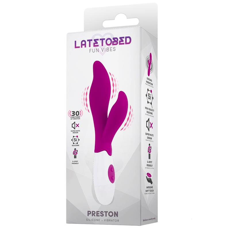 Preston Vibrador con Estimulador Silicona - Imagen 2
