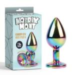 Rainbow Gem Plug Anal Multicolor con Joya Talla M