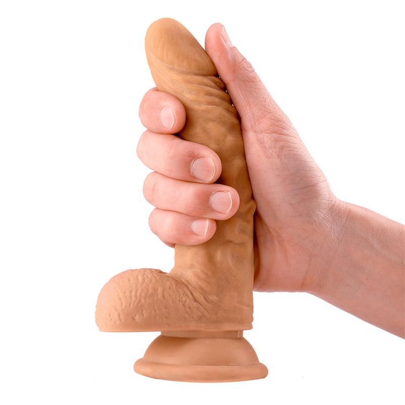 Sam Dildo Realista con Testículos 7.1 Natural - Imagen 3