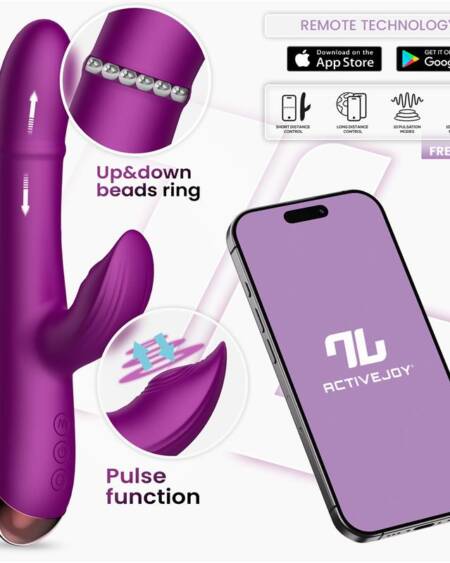 Sendel Vibrador con Anillo de Bolas Internas Up and Down y Pulsación con App