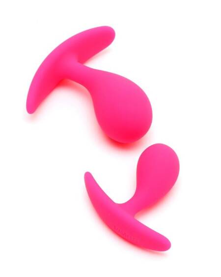 Set de 2 Plugs Anales Anatómicos Copenhagen Rosa