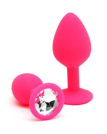 Set de 2 Plugs con Joya Berlin Rosa