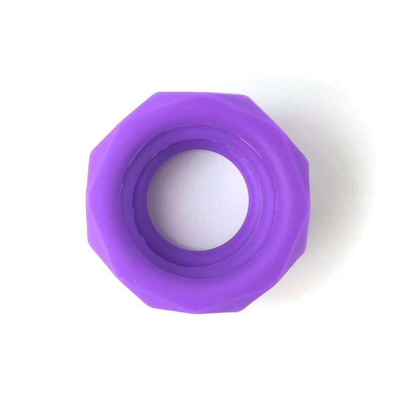 Set de 3 Anillos para el Pene Silicona Púrpura - Imagen 5