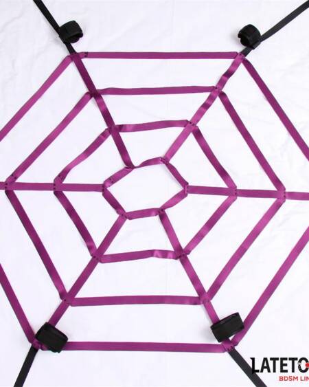 Set de Ataduras para la Cama en Tela de Araña