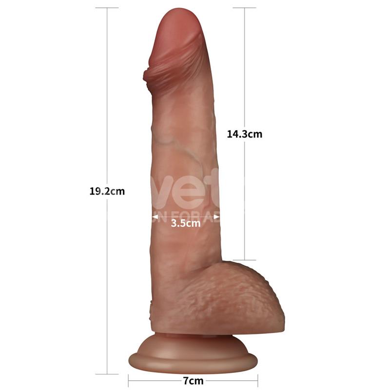 Sliding Pro Dildo Piel Deslizante-Retráctil Dual Layer 7.5 - Imagen 13