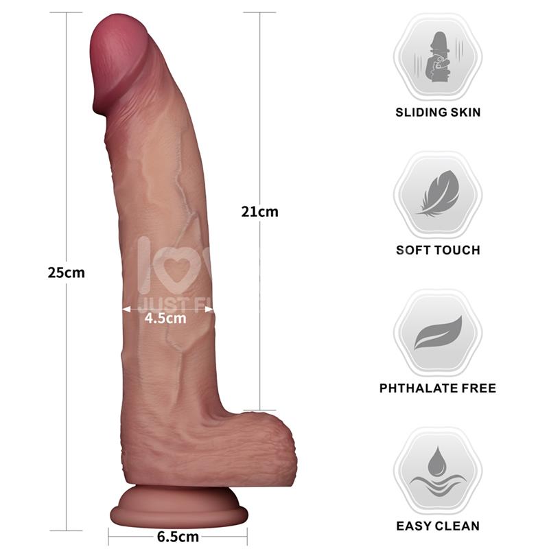 Sliding PRO II Dildo Piel Deslizante-Retractil Dual-layer 10 - Imagen 14