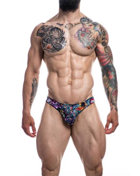 Slip Bikini de Corte Bajo Provocative Tattoo