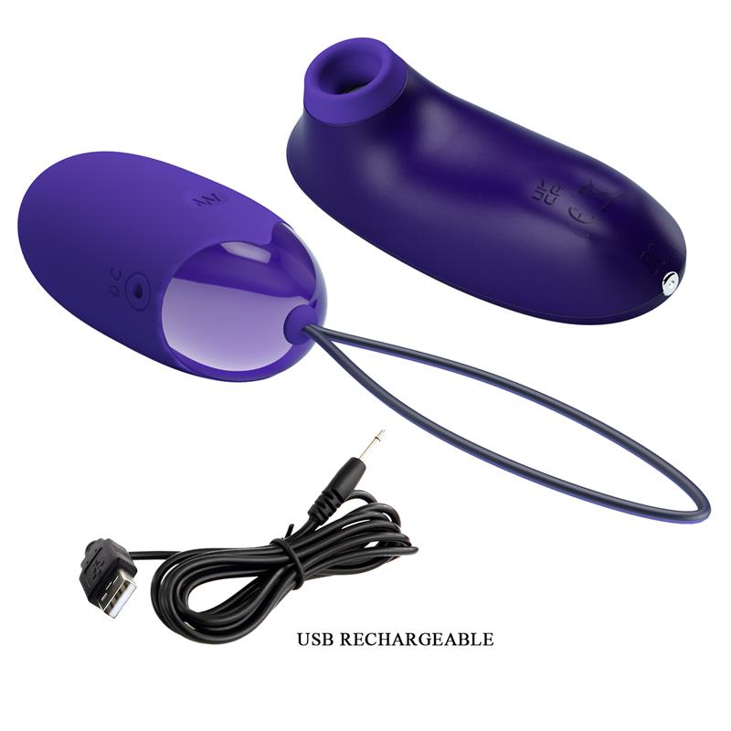 Succionador de Clítoris y Huevo Vibrador - Imagen 6