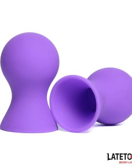 Succionador Pezones Silicona Púrpura