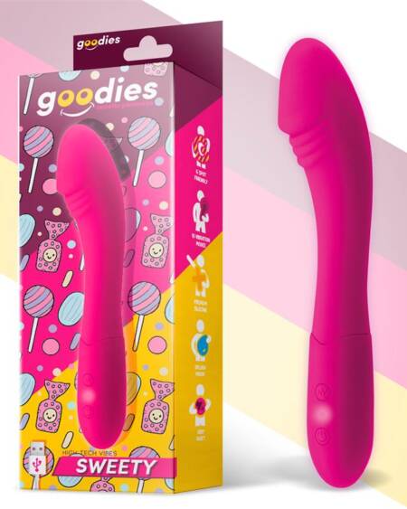 Sweety Vibrador Punto G USB Silicona Fuchsia