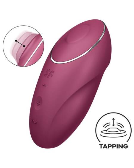 Tap and Climax 1 Vibrador y Tapping Rojo