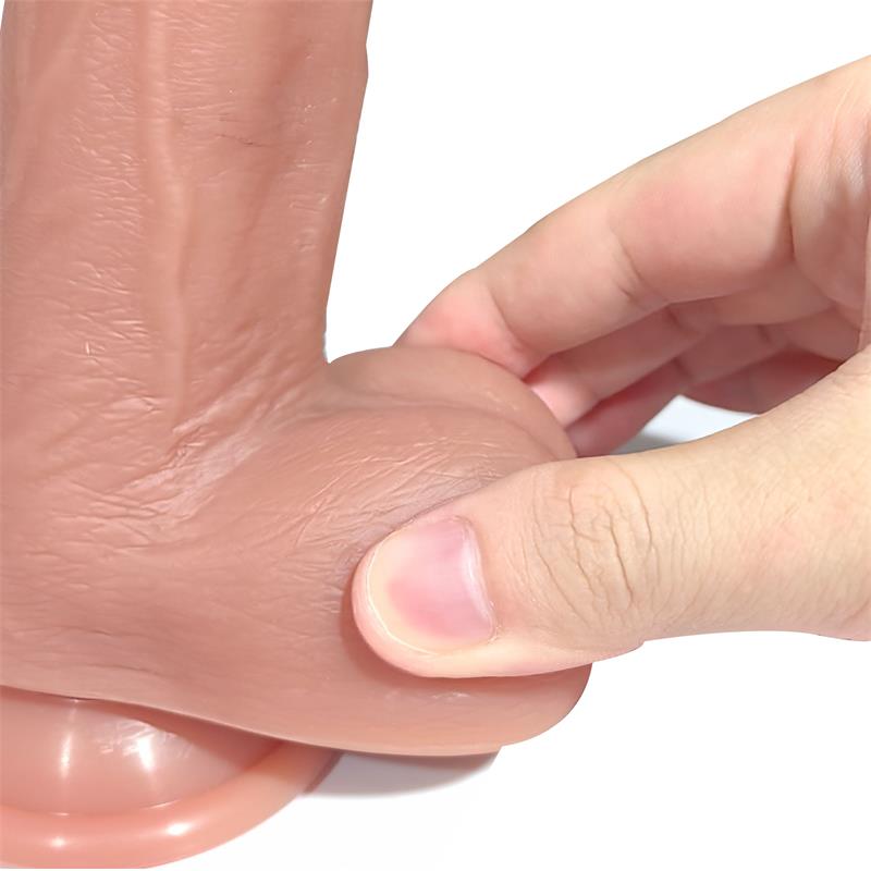 Tiberio Dildo Realista Turbo Shaking con Thrusting, Rotación 360º y Control Remoto Silicona Líquida - Imagen 7