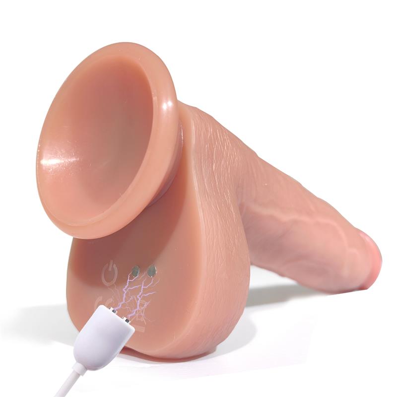 Tiberio Dildo Realista Turbo Shaking con Thrusting, Rotación 360º y Control Remoto Silicona Líquida - Imagen 8