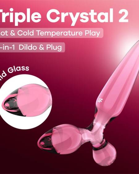 Triple Crystal 2 Dildo de Cristal