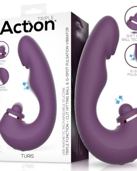 Turis Soft Hitting Ball con Pulsación para el Punto G y Vibración