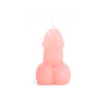 Vela Forma de Pene Rosa