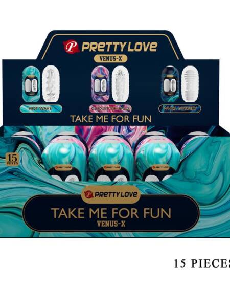 Venus-X Display 15 Masturbadores Surtidos