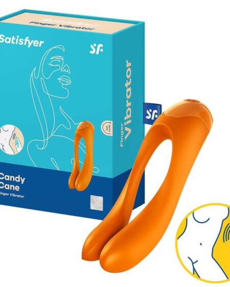 Vibrador Candy Cane Naranja