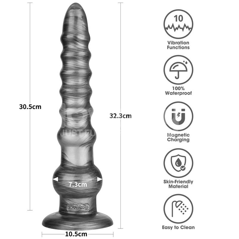 Vibrax Slider Dildo Anal con Vibración King Sized 12.5 - Imagen 10