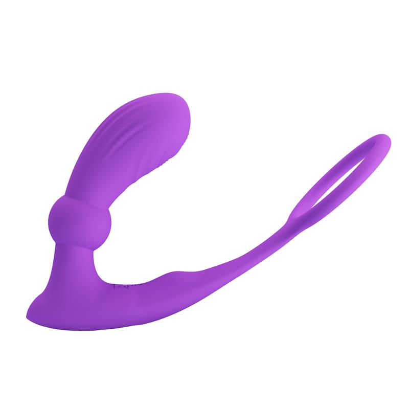 Warren Plug Anal y Anillo para el Pene con Vibración y Pulsación a Control Remoto - Imagen 3