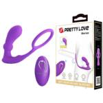 Warren Plug Anal y Anillo para el Pene con Vibración y Pulsación a Control Remoto