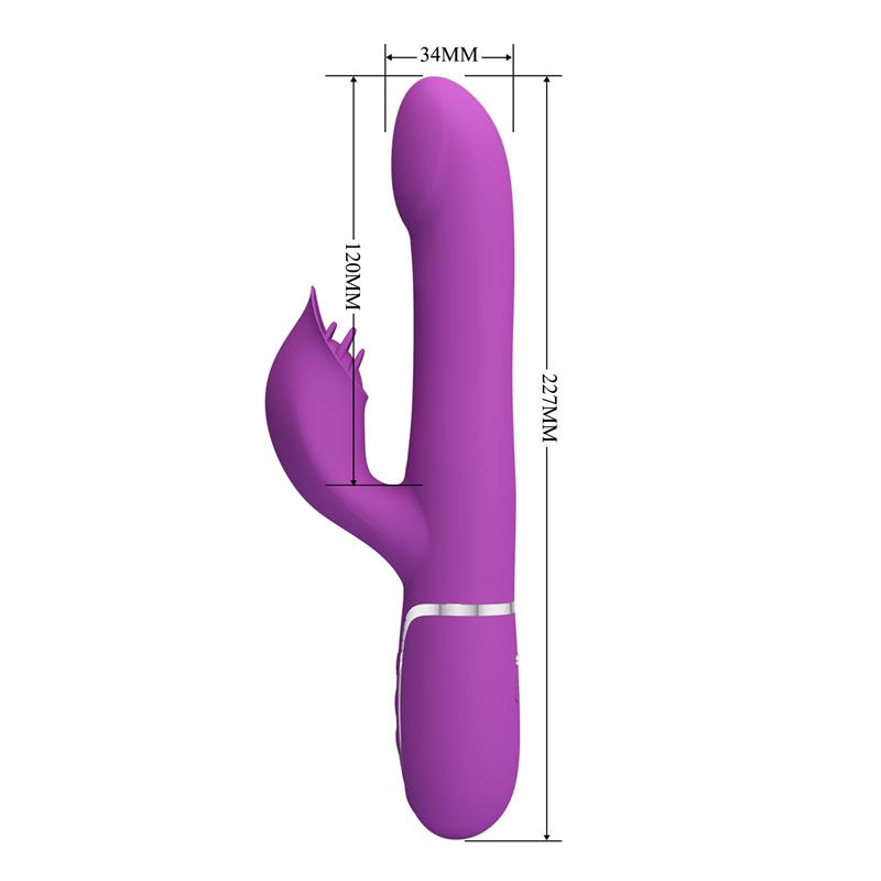 Zalin Vibrador con Bolas Rotatorias y Lengua - Imagen 10
